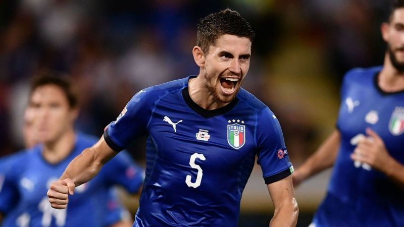 Jorginho is a regular for Italy under Roberto Mancini