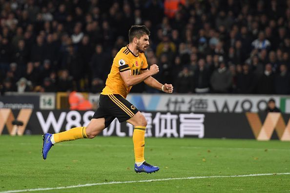 Ruben Neves has scored 2 Goals in the Premier League so far.