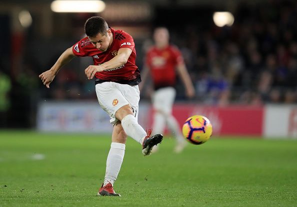 Herrera was allowed to play at a more advanced position