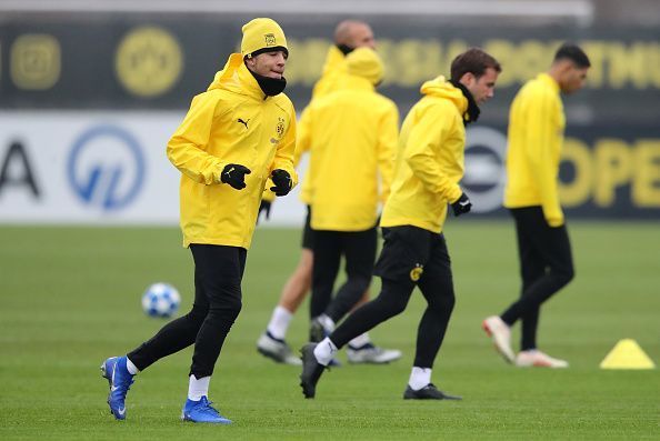 Borussia Dortmund Training and Press Conference