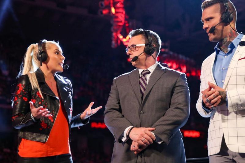 Could Renee Young become the heel announcer at the commentary desk?