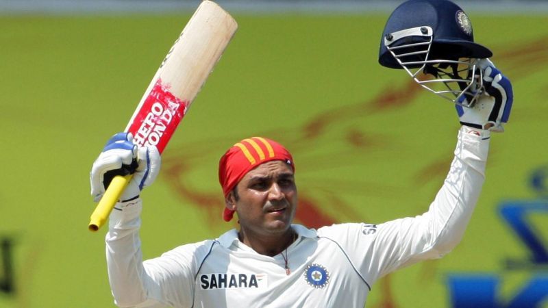 Sehwag scored 319 of 304 balls against South Africa in 2008