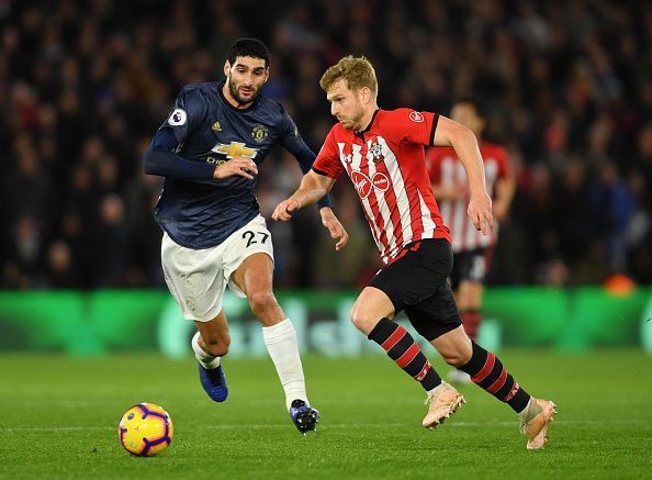 Fellaini&#039;s challenge on Redmond was too loose when Southampton scored their first