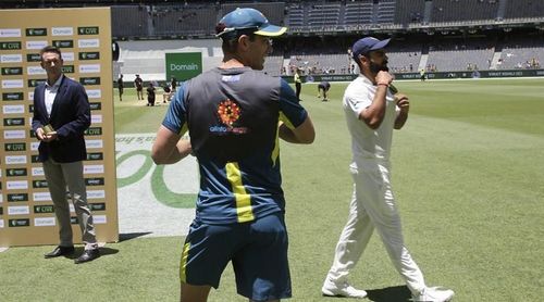 Virat Kohli and Tim Paine