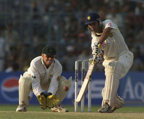 VVS Laxman during the 2001 series against Australia