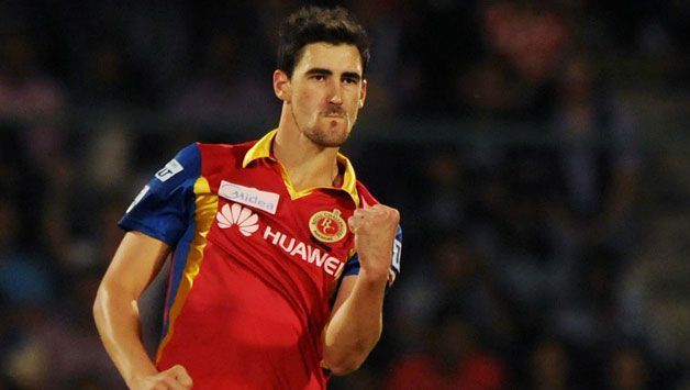 Mitchell Starc in action for RCB