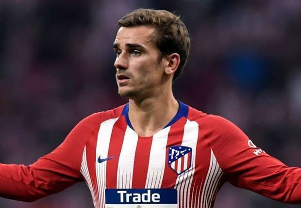 Antoine Griezmann in Atletico Madrid colors