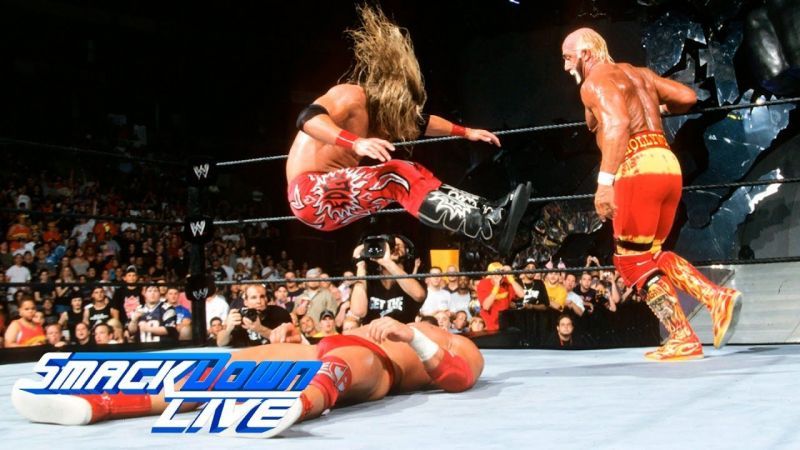 Edge legdrops his way to becoming a Tag Team Champion with the Hulkster