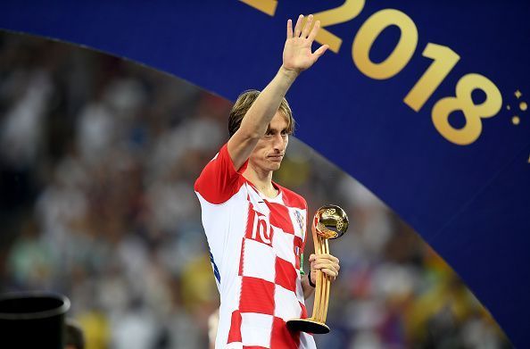 Luka Modric won the Golden Ball after leading Croatia to the finals of the 2018 World Cup&lt;p&gt;