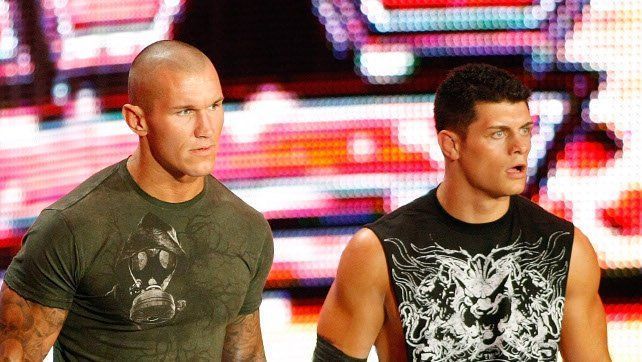 Orton and Rhodes are quite familiar with each other.