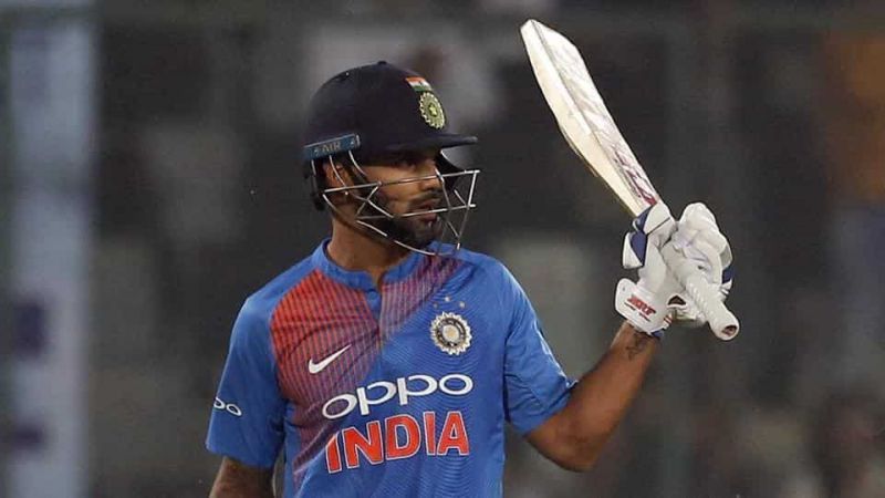 Dhawan is the leading run-scorer in T20Is in 2018