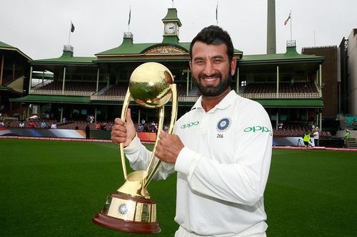 Chesteshwar Pujara after helping India win the Border-Gavaskar trophy