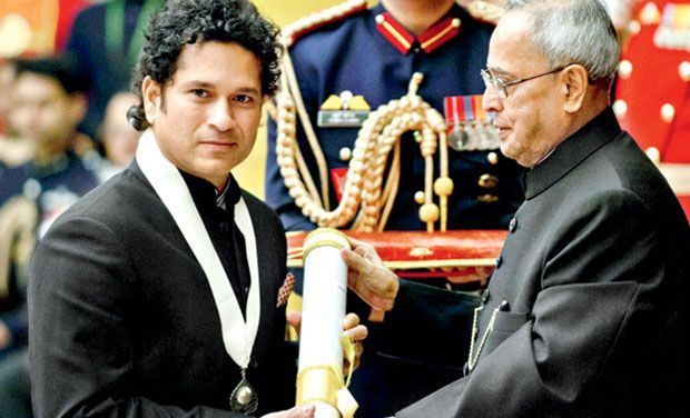 Sachin has been conferred the highest civilian award, the Bharat Ratna in 2013
