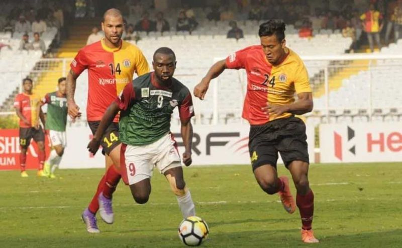 Dipanda Dicka scored a brace to demolish East Bengal in the return leg of the 'Kolkata Derby' last season