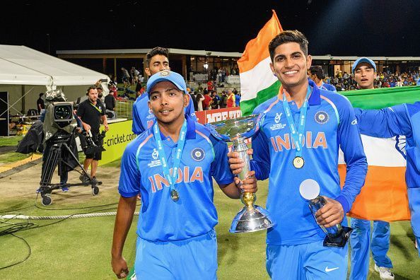 Shubman is the second member of the Indian under-19 team, class of 2018, to make it to the national team