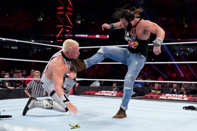Elias and Jeff Jarrett were the first entrants in the Royal Rumble match.