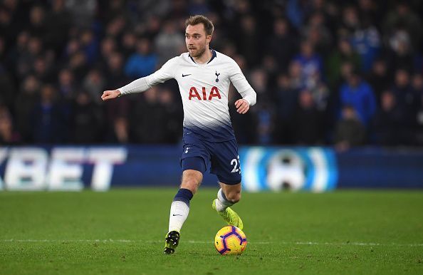 Christian Eriksen in action for Spurs