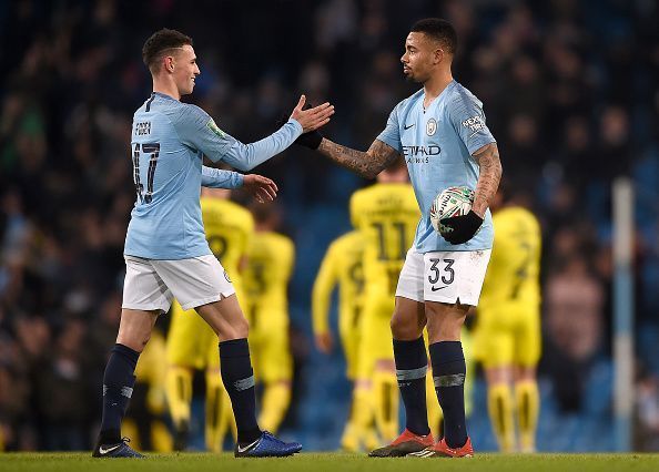 Manchester City thrashed League One side Burton Albion 9-0 in the Carabao Cup semi-final first leg
