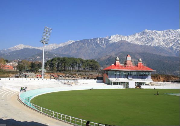 India&#039;s pride- The Himachal Pradesh cricket stadium.