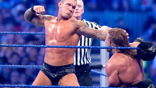 Triple H and Randy Orton battled in the main event of WrestleMania 25.