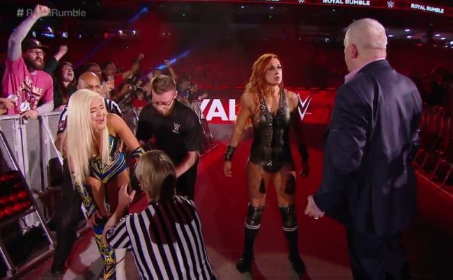 Becky Lynch won the 2019 Women&#039;s Royal Rumble match