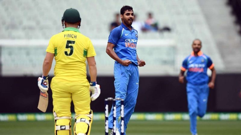 Bhuvi dismissed Finch thrice in the ODI series
