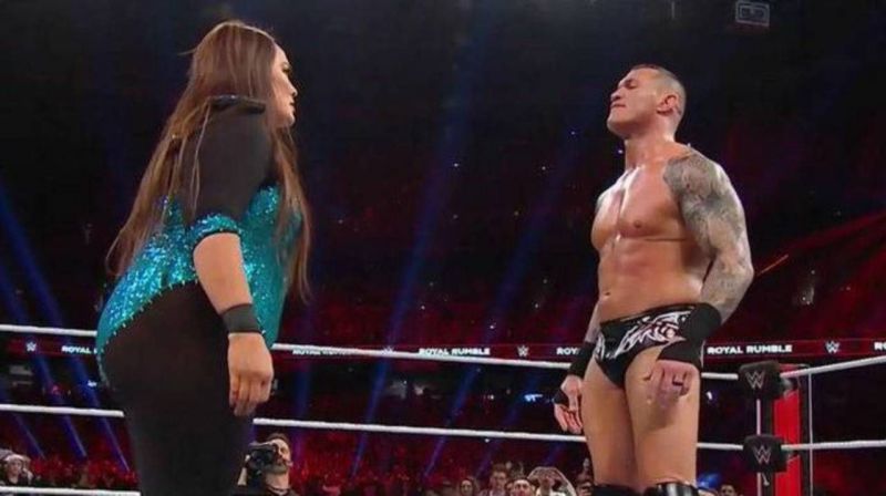 Nia Jax and Randy Orton