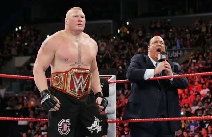 The current Universal Champion with Paul Heyman