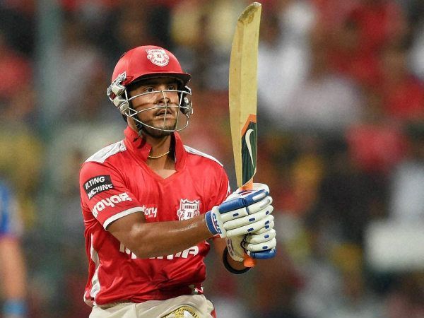 Mandeep Singh playing for KXIP