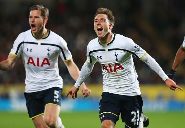 Jan Vertonghen and Christian Eriksen