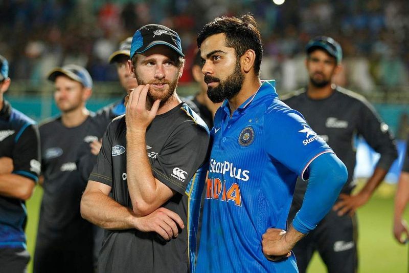 Kane Williamson and Virat Kohli