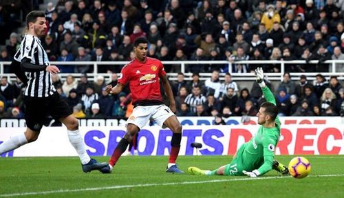 Rashford scored Manchester United's second goal of the day