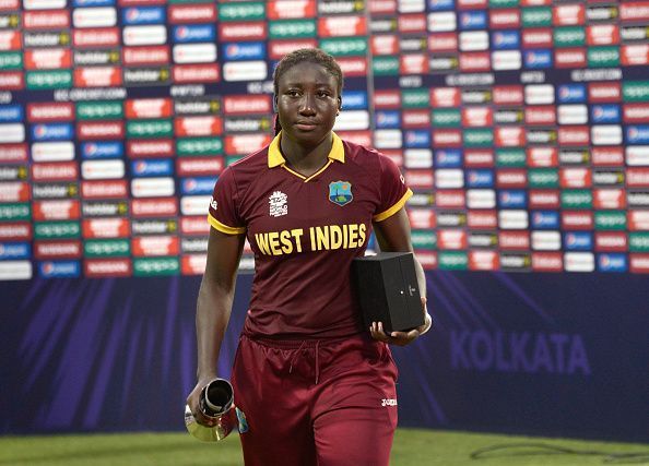 West Indies Captain, Stafanie Taylor receives player of the... : News Photo