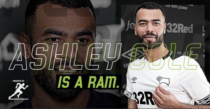 Derby County welcoming Ashley Cole on Twitter