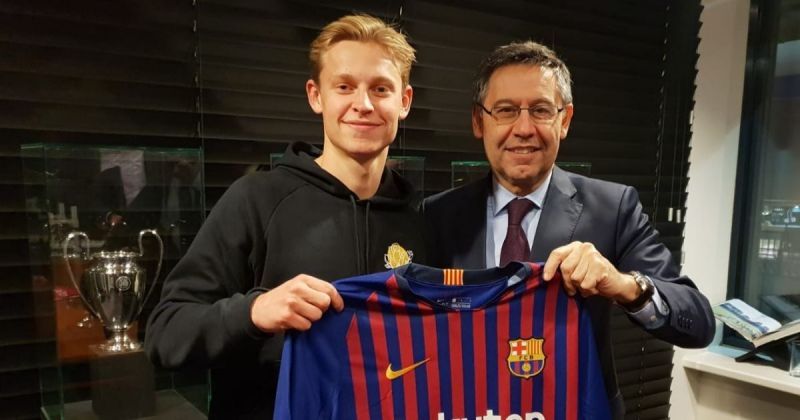 De Jong is the latest talent to leave Ajax for a top European club