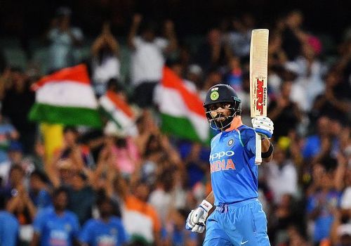 Virat Kohli struck a magnificent century