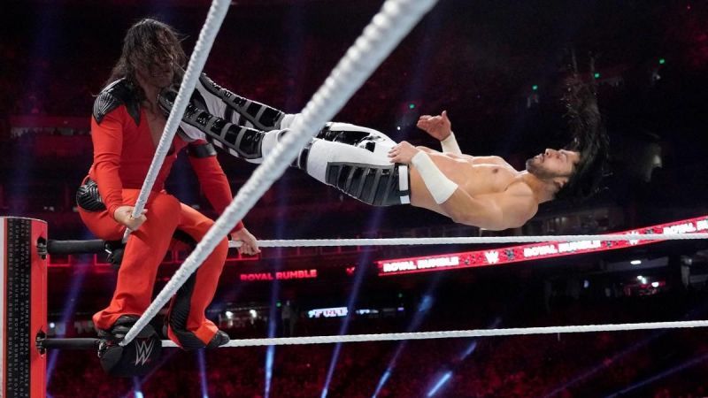 Mustafa Ali eliminated Shinsuke Nakamura from the 2019 Royal Rumble match