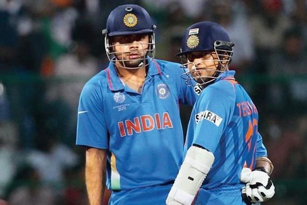 Virat Kohli and Sachin Tendulkar