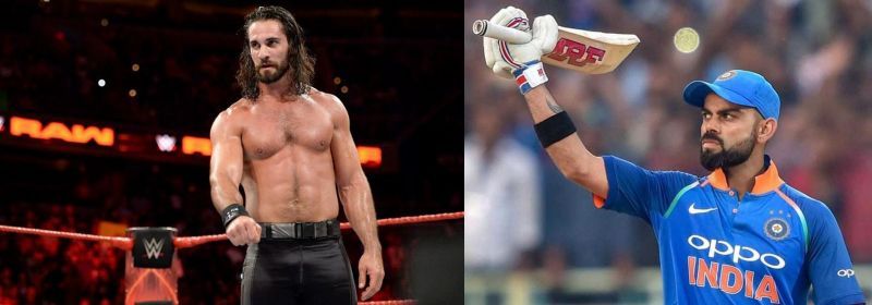 Both Seth Rollins and Virat Kohli are the marquee players in WWE and cricket respectively.