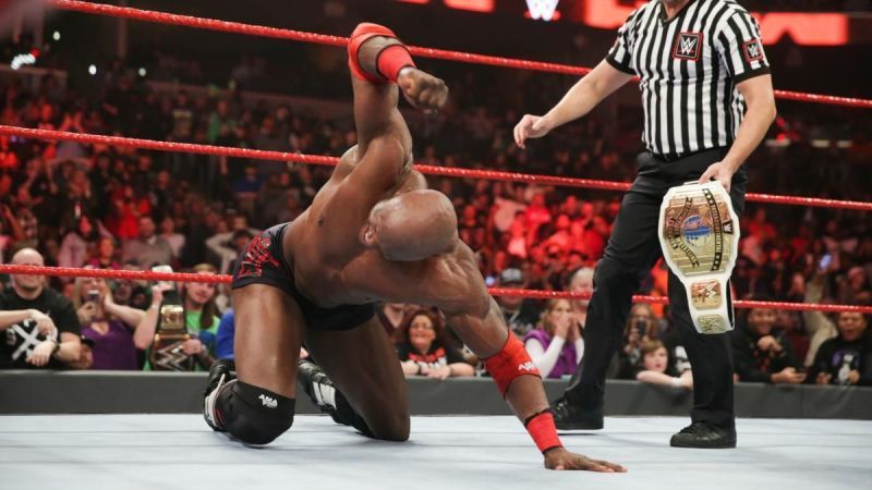 The Destroyer celebrates after winning his first Intercontinental Championship on this week's RAW