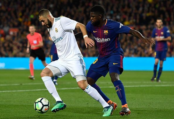 Karim Benzema and Samuel Umtiti