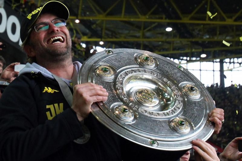 Jurgen Klopp won two league titles with Dortmund