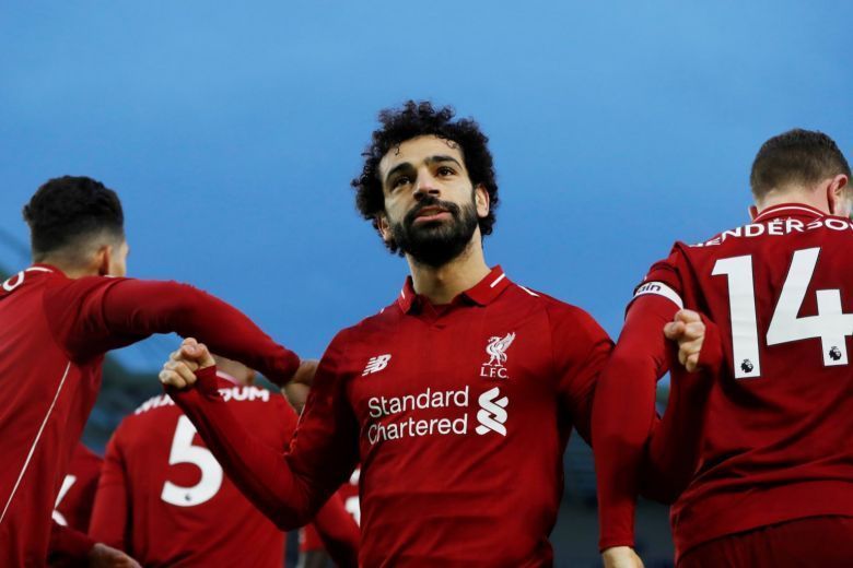 Mohammed Salah became EPL joint top scorer after his match-winning penalty against Brighton