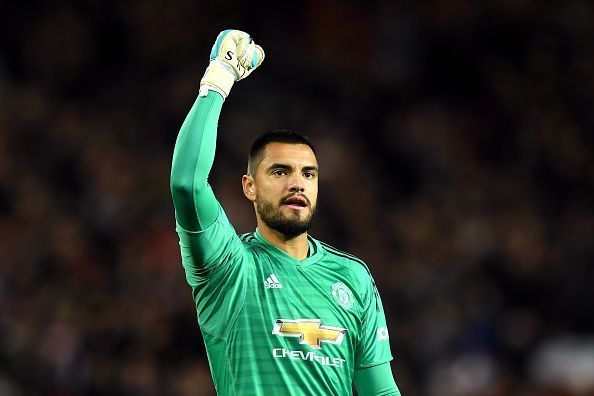 Romero was stellar in goal for Manchester United