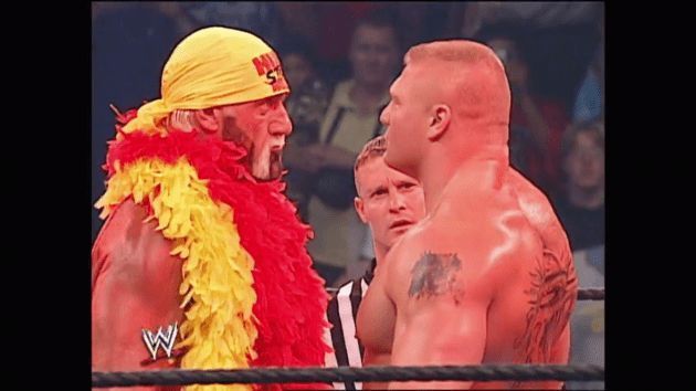 Lesnar would destroy Hulk Hogan on route to the WWE Undisputed Championship.