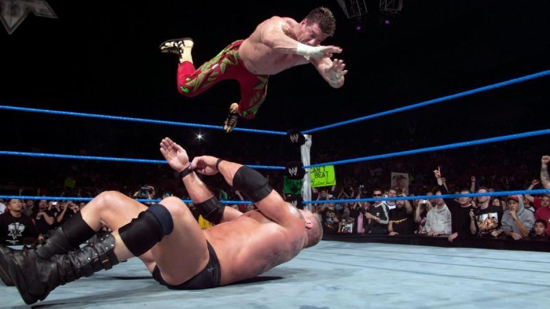 Eddie Guerrero defeated Brock Lesnar at No Way Out 2004.