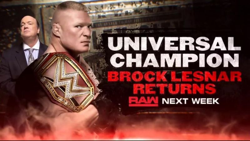 The Beast Incarnate will return to Raw this week