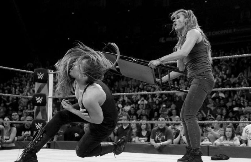 Ronda Rousey and Becky Lynch