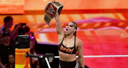 Ronda Rousey won the Raw Women's Championship at SummerSlam 2018