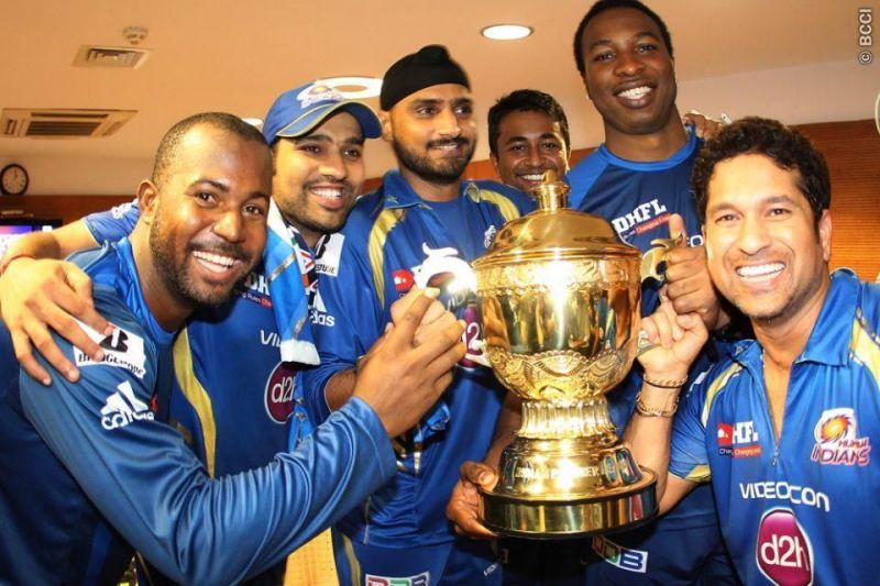 At last, an IPL trophy graced Sachin Tendulkar as well.